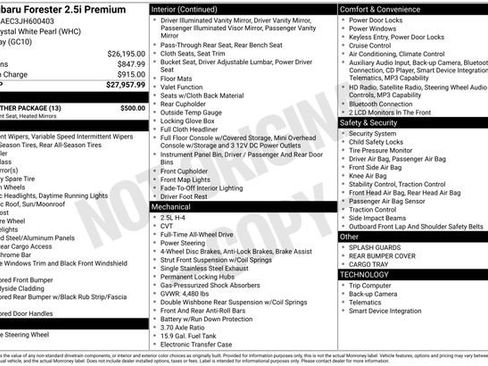 Used 2018 Subaru Forester 2.5i Premium w/ All-Weather Package image 3