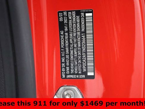 Certified 2022 Porsche 911 Carrera image 42