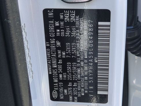 Used 2020 Kia Sorento EX FWD image 28