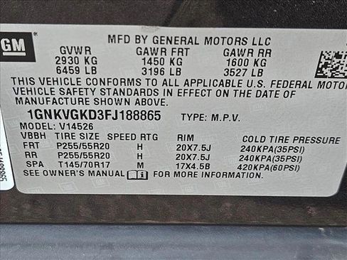 Used 2015 Chevrolet Traverse LT w/ Style and Technology Package image 25