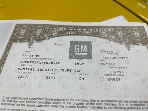 Used 2009 Pontiac Solstice GXP w/ Premium Package image 41