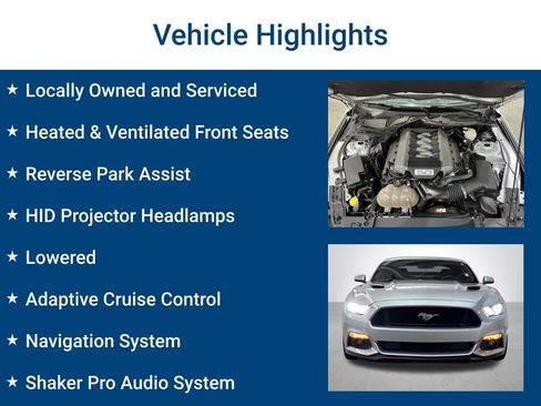 Used 2016 Ford Mustang GT Premium w/ Equipment Group 401A RWD image 3