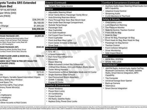 Used 2020 Toyota Tundra SR5 w/ TRD Off-Road Package image 36