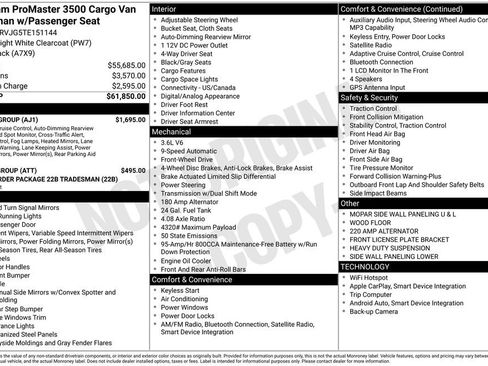 New 2026 RAM ProMaster 3500 w/ Safety Group image 6