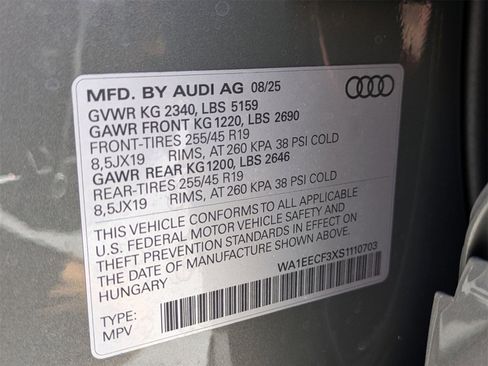 New 2025 Audi Q3 2.0T Premium Plus image 17