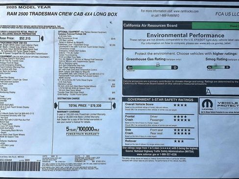 New 2025 RAM 2500 Tradesman image 14