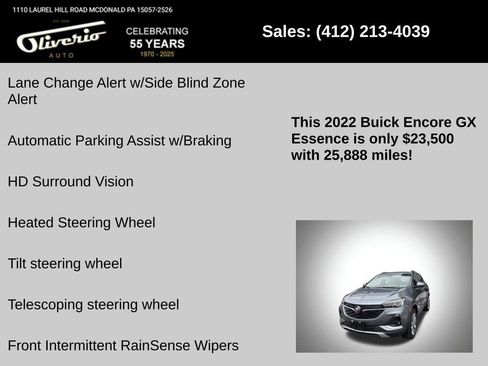 Used 2022 Buick Encore GX Essence w/ Advanced Technology Package image 31