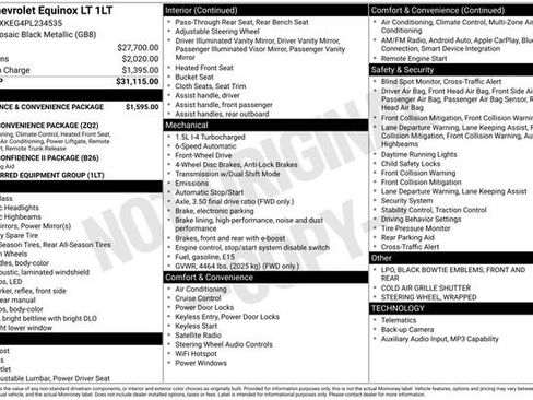 Certified 2023 Chevrolet Equinox LT FWD image 37
