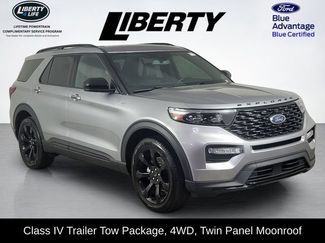 Certified 2024 Ford Explorer ST-Line w/ Class IV Trailer Tow Package AWD/4WD 360° Tour