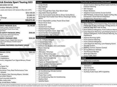 Certified 2024 Buick Envista Sport Touring w/ Convenience I Package FWD image 6