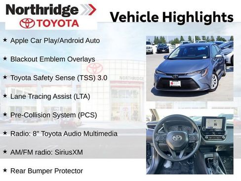 Used 2025 Toyota Corolla LE FWD image 2