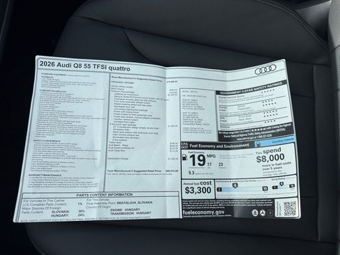 New 2026 Audi Q8 Premium Plus image 34