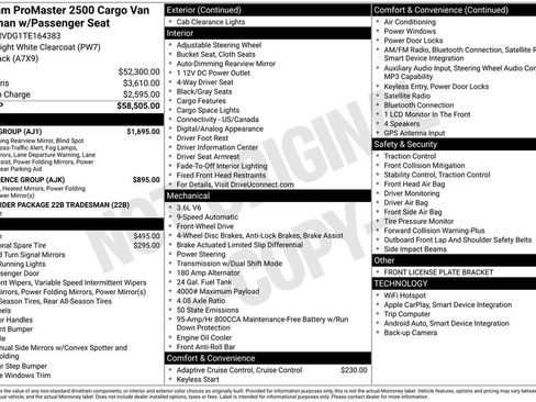 New 2026 RAM ProMaster 2500 w/ Safety Group FWD image 36