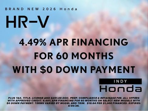 New 2026 Honda HR-V EX-L image 4
