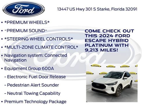 Certified 2024 Ford Escape Platinum w/ Premium Technology Package image 17