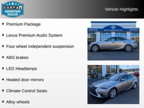 Used 2014 Lexus IS 250 AWD w/ Premium Package image 4