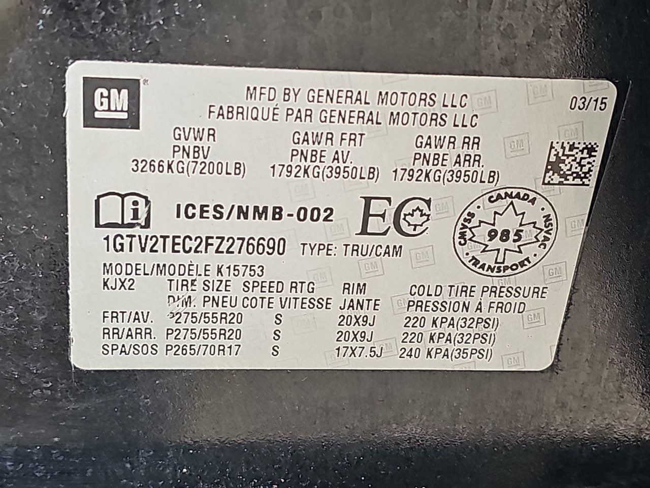 Used 2015 GMC Sierra 1500 4x4 Double Cab image 37
