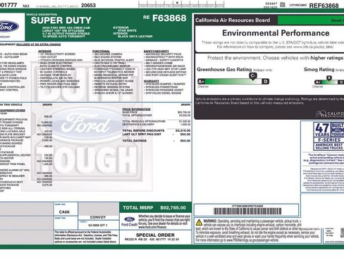 Used 2024 Ford F350 Lariat w/ Lariat Ultimate Package AWD/4WD image 56