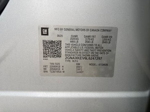 Used 2020 Chevrolet Equinox LT image 20