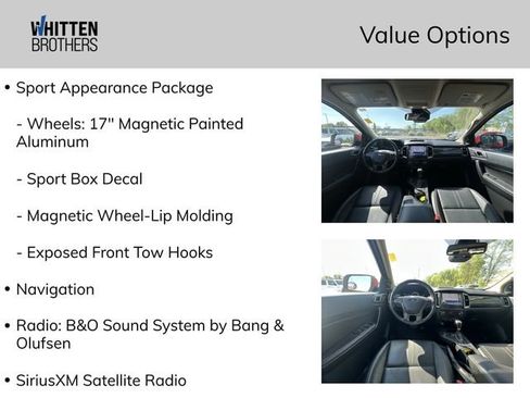 Used 2020 Ford Ranger Lariat w/ Equipment Group 501A Mid image 13