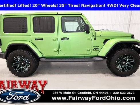 Used 2019 Jeep Wrangler Unlimited Sahara w/ Uconnect 4C Nav & Sound Group image 1