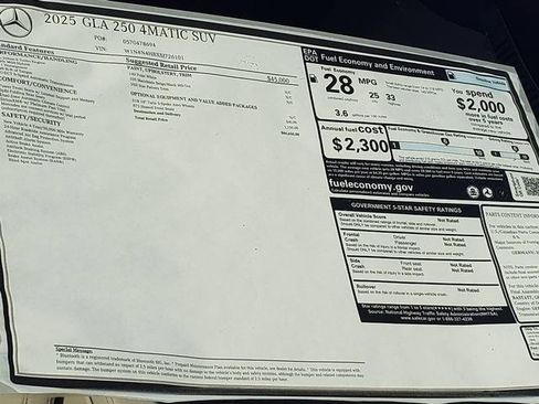 New 2025 Mercedes-Benz GLA 250 4MATIC image 32