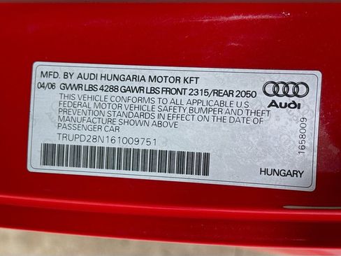 Used 2006 Audi TT 3.2 AWD/4WD image 26
