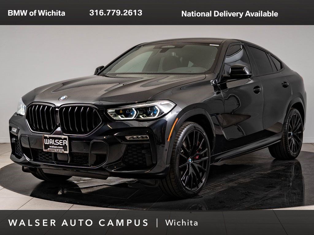 Used 2021 BMW X6 M50i w/ Executive Package AWD/4WD image 1