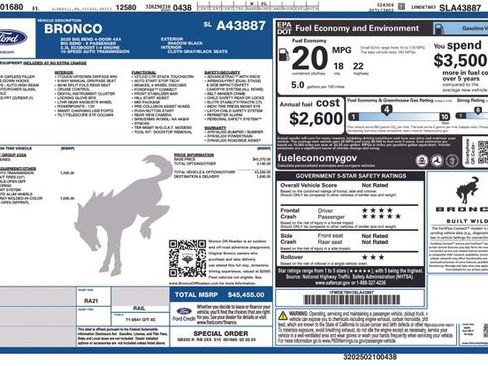 Used 2025 Ford Bronco Big Bend AWD/4WD image 3