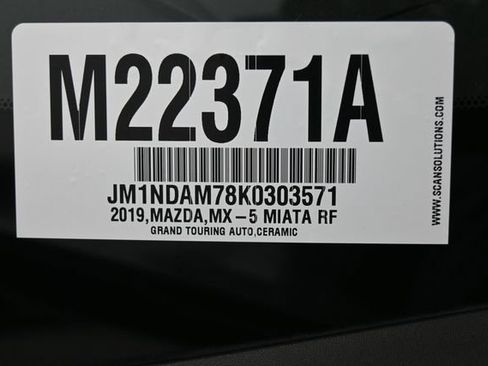 Used 2019 MAZDA MX-5 Miata RF Grand Touring RWD image 25