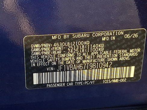 New 2026 Subaru WRX Premium AWD/4WD image 14