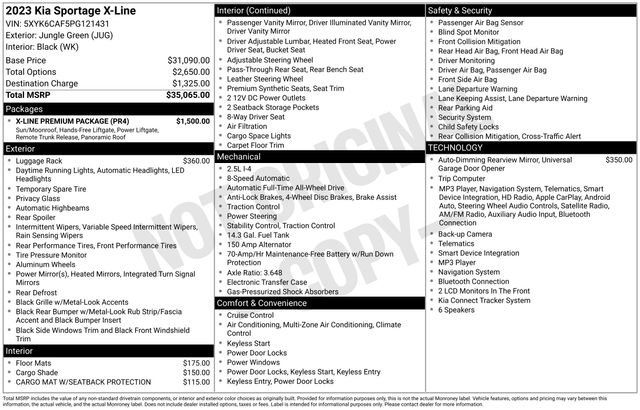 Used 2023 Kia Sportage X-Line w/ X-Line Premium Package AWD/4WD image 34