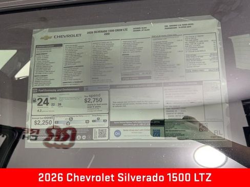 New 2026 Chevrolet Silverado 1500 LTZ w/ LTZ Premium Package image 26
