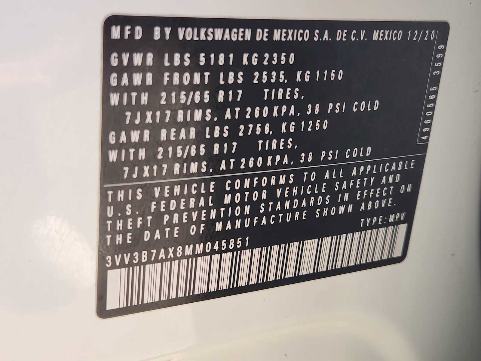 Used 2021 Volkswagen Tiguan SE FWD image 33