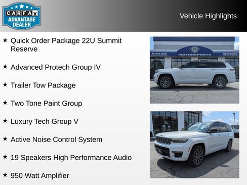 Used 2021 Jeep Grand Cherokee L Summit AWD/4WD image 4