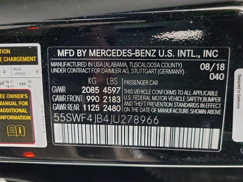 Used 2018 Mercedes-Benz C 300 Sedan w/ Premium Package image 33