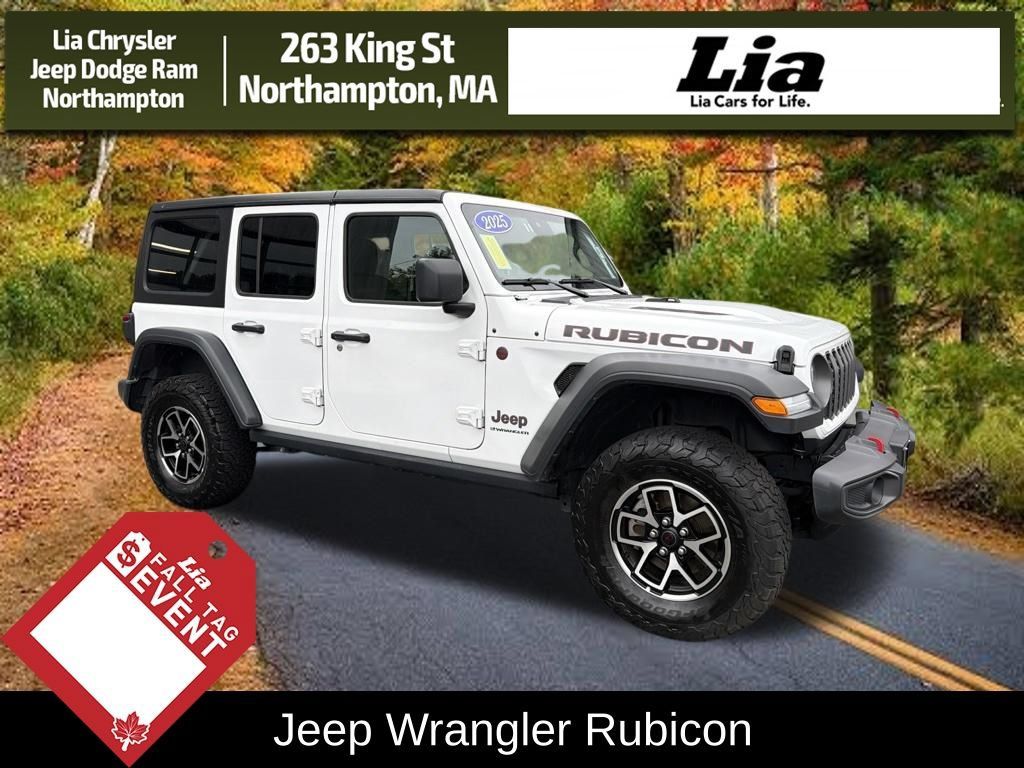 Used 2025 Jeep Wrangler Unlimited Rubicon AWD/4WD image 1