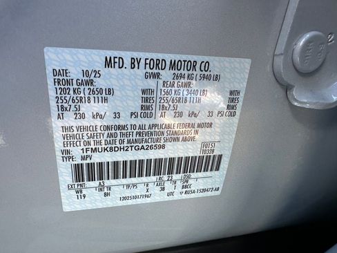 New 2026 Ford Explorer Active image 21