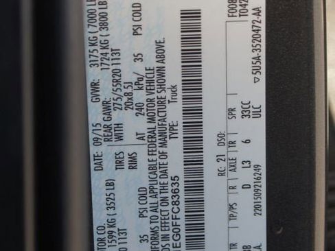 Used 2015 Ford F150 Platinum w/ Equipment Group 701A Luxury image 16