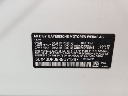 Certified 2024 BMW X3 sDrive30i w/ Convenience Package image 35