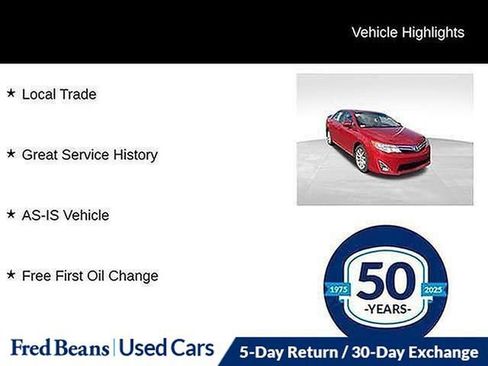 Used 2014 Toyota Camry XLE image 13