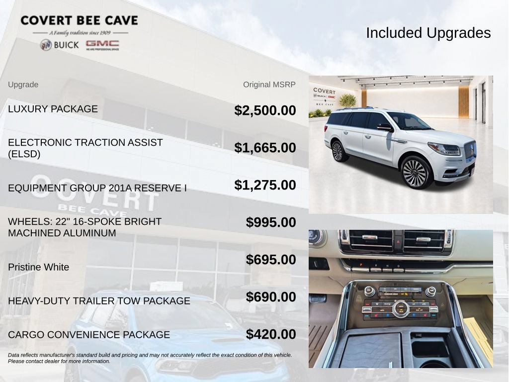 Used 2021 Lincoln Navigator L Reserve w/ Luxury Package AWD/4WD image 7