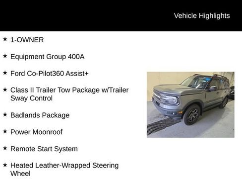Used 2021 Ford Bronco Sport Badlands w/ Badlands Package AWD/4WD image 5