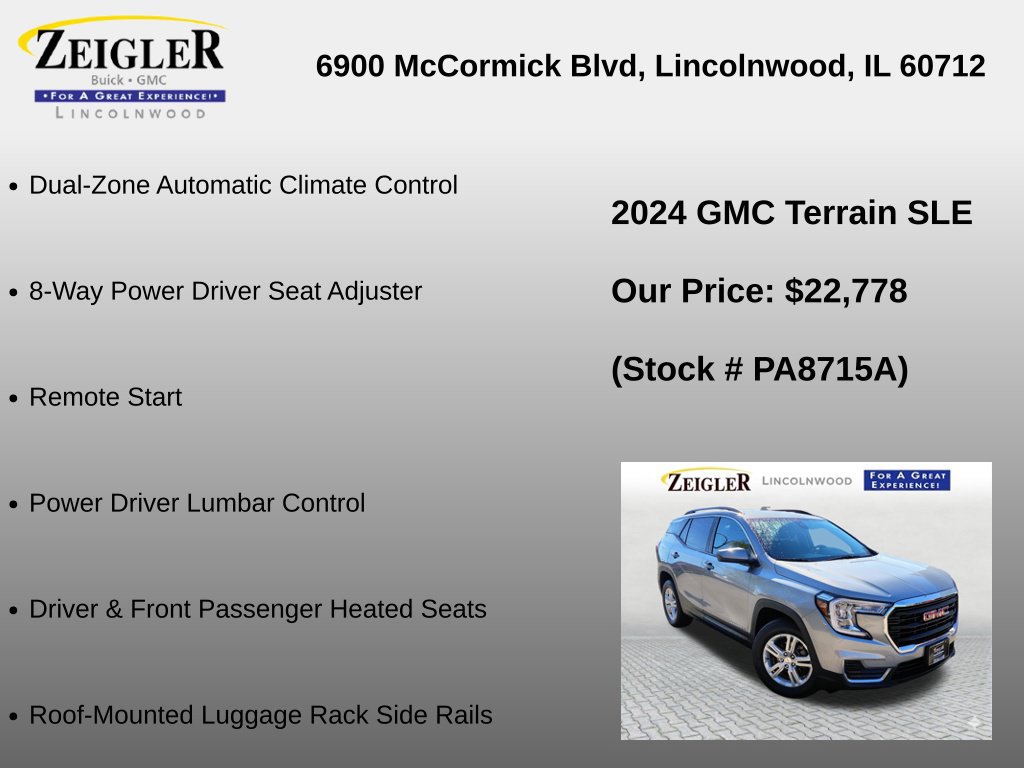 Used 2024 GMC Terrain SLE w/ Driver Convenience Package AWD/4WD image 12