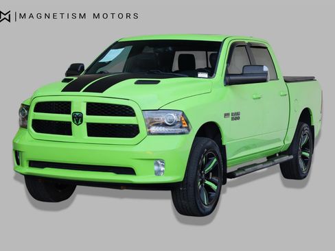 Used 2017 RAM 1500 Sport w/ Sublime Green Sport Package AWD/4WD image 4
