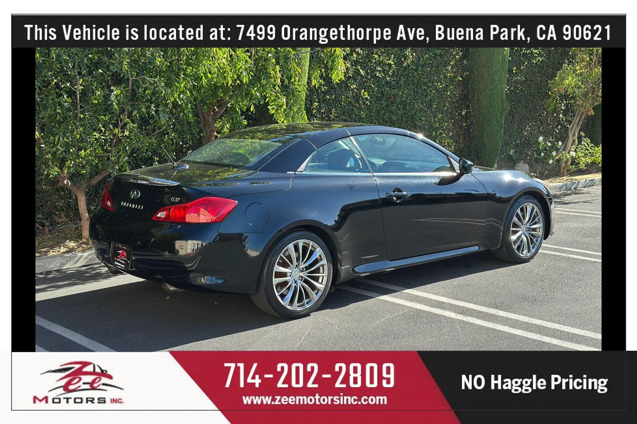 Used 2012 INFINITI G37 Convertible w/ Premium Pkg RWD image 7
