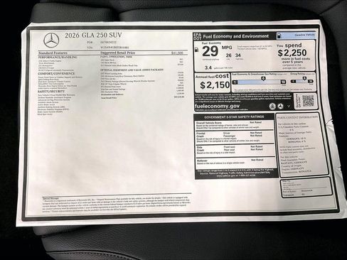 New 2026 Mercedes-Benz GLA 250 image 19