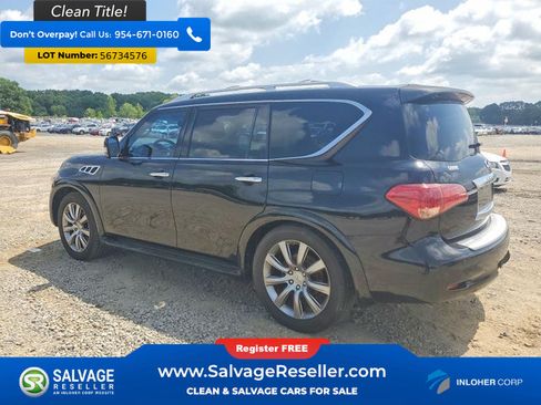 Used 2012 INFINITI QX56 2WD w/ Deluxe Touring Pkg image 3