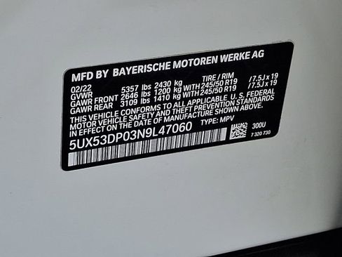 Used 2022 BMW X3 xDrive30i image 31