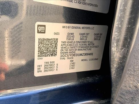 Used 2021 Chevrolet Silverado 1500 LT AWD/4WD image 36